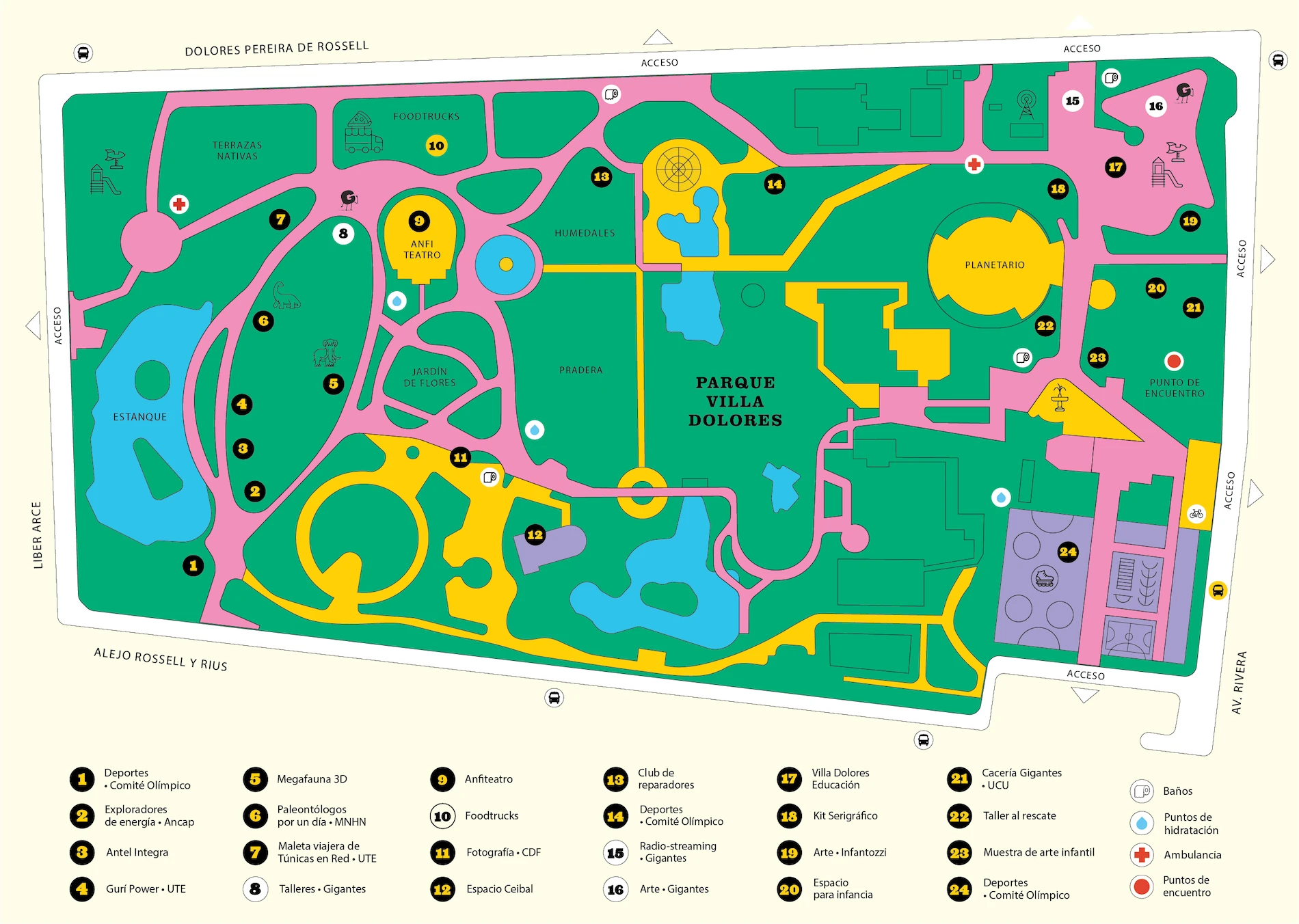 Mapa Parque villa dolores